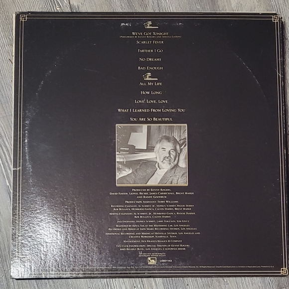 ❤️‍🔥$8 or 2/$15❤️‍🔥Kenny Rogers We've Got Tonight - Picture 2 of 4